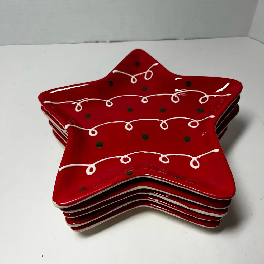 Ceramic Star Salad/Dessert plates